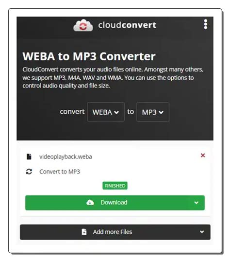weba to mp3|WEBA to MP3 Converter Online .
